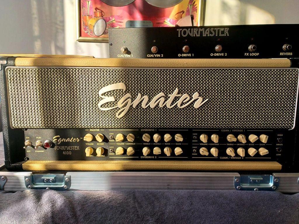 Egnater Tourmaster 4100 footswitch + case