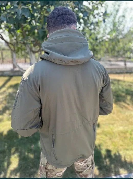 Куртка SoftShell на флісі Олива