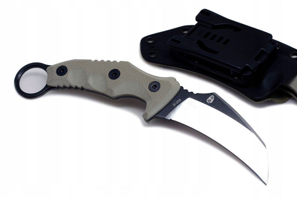 Karambit taktyczny wojskowy nóż do samoobrony Pazur HX OUTDOORS Kydex