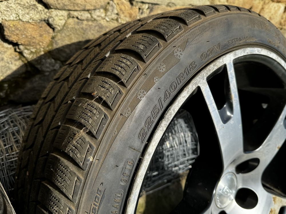 BBS оригінал ABT диски + резина R18 5x112 225 40 18 Без vw skoda audi