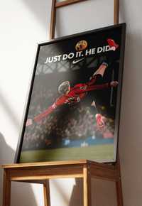 Plakat piłkarski Alejandro Garnacho "JUST DO IT. HE DID"