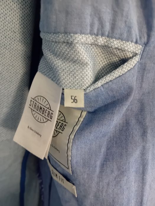 #stromberg marynarka bawełniana niebieska XXL XL