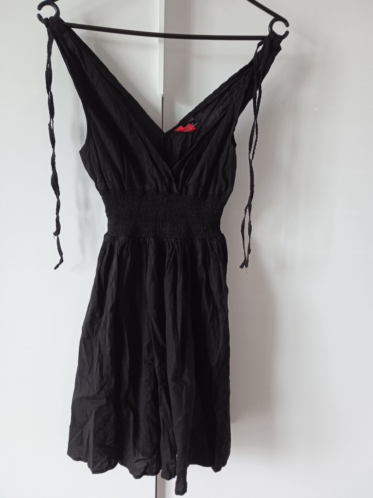 Sukienka czarna 100% bawełna H&M DIVIDED