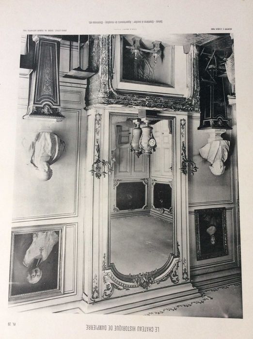 Le Chateau Historique de Dampierre. Heliotipia de 1905. Lote 1