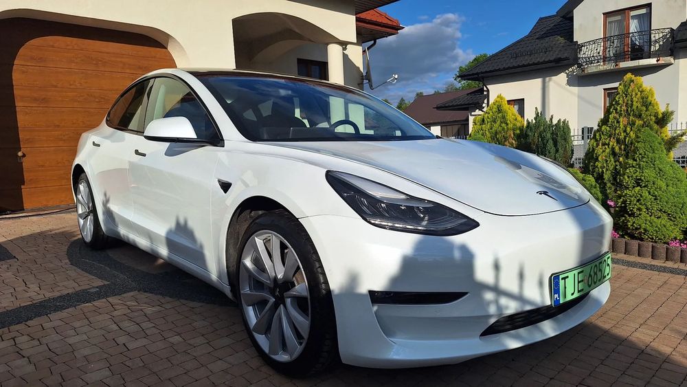 Tesla Model 3 TESLA Model 3 Long Range DUAL MOTOR Super stan, Zadbana na GWAR.