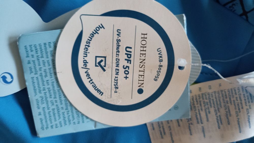 Nowa koszulka do wody z długim rękawem Sterntaler rozmiar 74/80