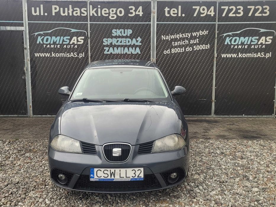 Seat Ibiza 1.4B 75KM 2006r * el szyby klima tempomat * TORUŃ