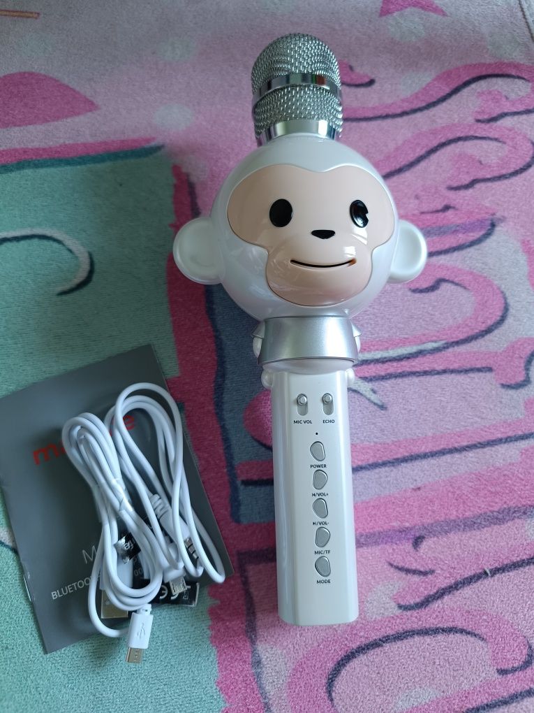Maxlife mikrofon z głośnikiem Bluetooth Animal KARAOKE MX-100