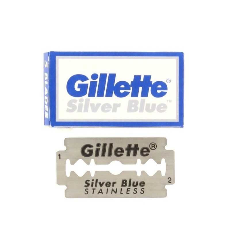 Лезвия для бритья Gillette Silver Blue 5шт в пачке. Цена за 2 пачки!