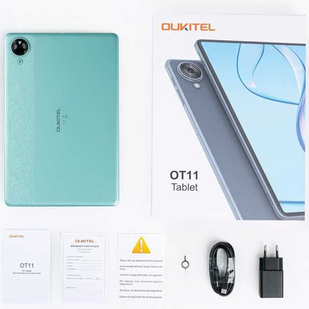 Планшет Oukitel OT11 LTE Android 14 4+12/GB 128GB Green (6931940737135