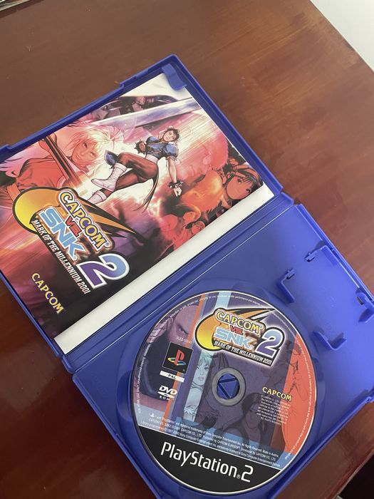 PS2 Capcom Vs SNK 2 2001 , um clássico .
