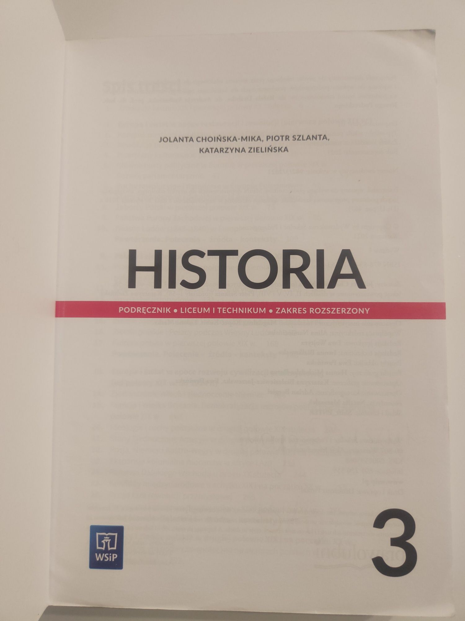 Historia 3 WSiP - zakres rozszerzony