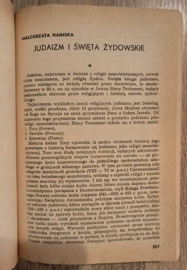 ZNAK Żydzi w Polsce i w świecie Katolicyzm - Judaizm