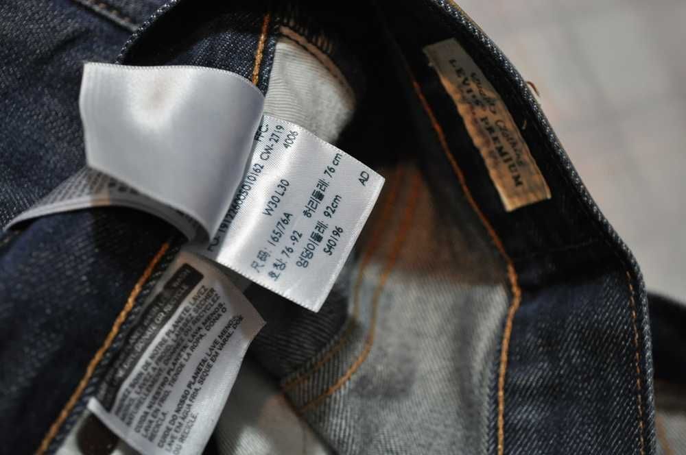 LEVIS 501 82cm 30/30 męskie spodnie jeansowe klasyczne s1