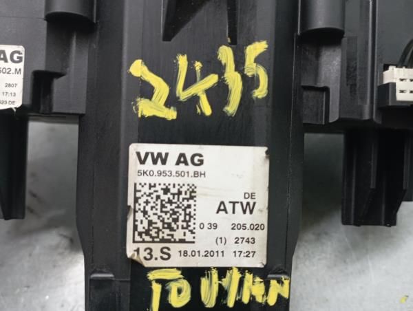 Conjunto / manetes de luzes e limpa vidros VOLKSWAGEN Touran (1T)