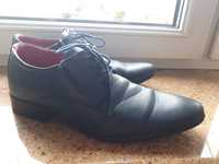 Buty garnitur granat eleganckie 39