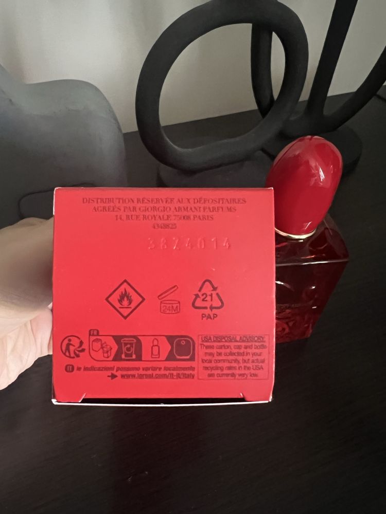 Giorgio Armani Si 50 ml oryginalne Passione Red Musk