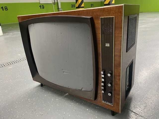 Atrapa stary duży TELEWIZOR TV Vintage np. rekwizyt do teatru, lekki