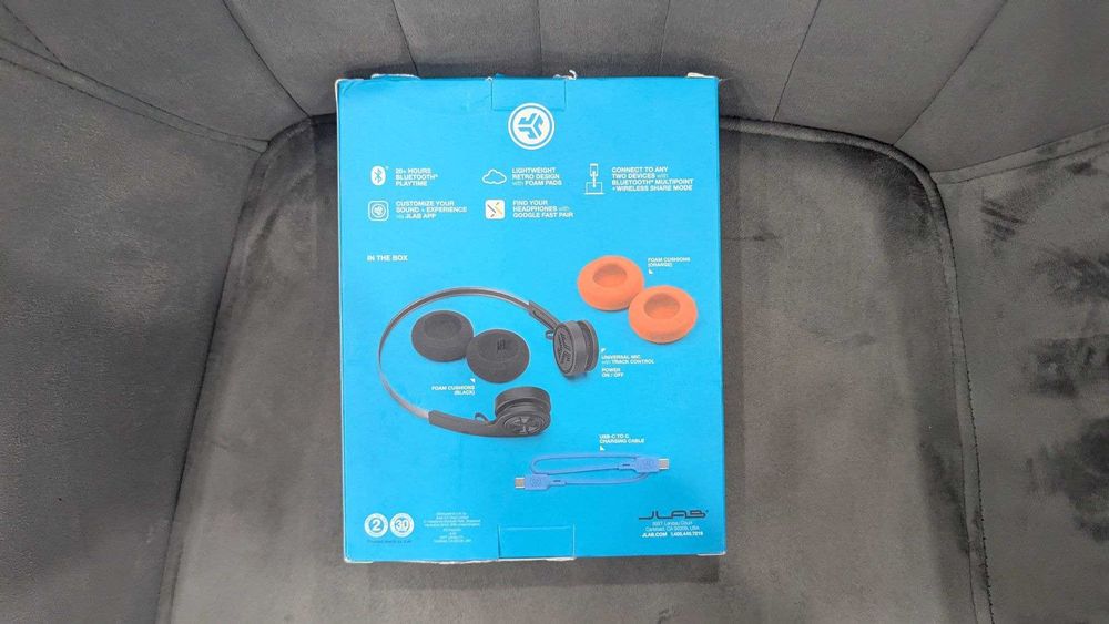 Бездротові накладні ретро навушники JLab Rewind 2 блютуз наушники