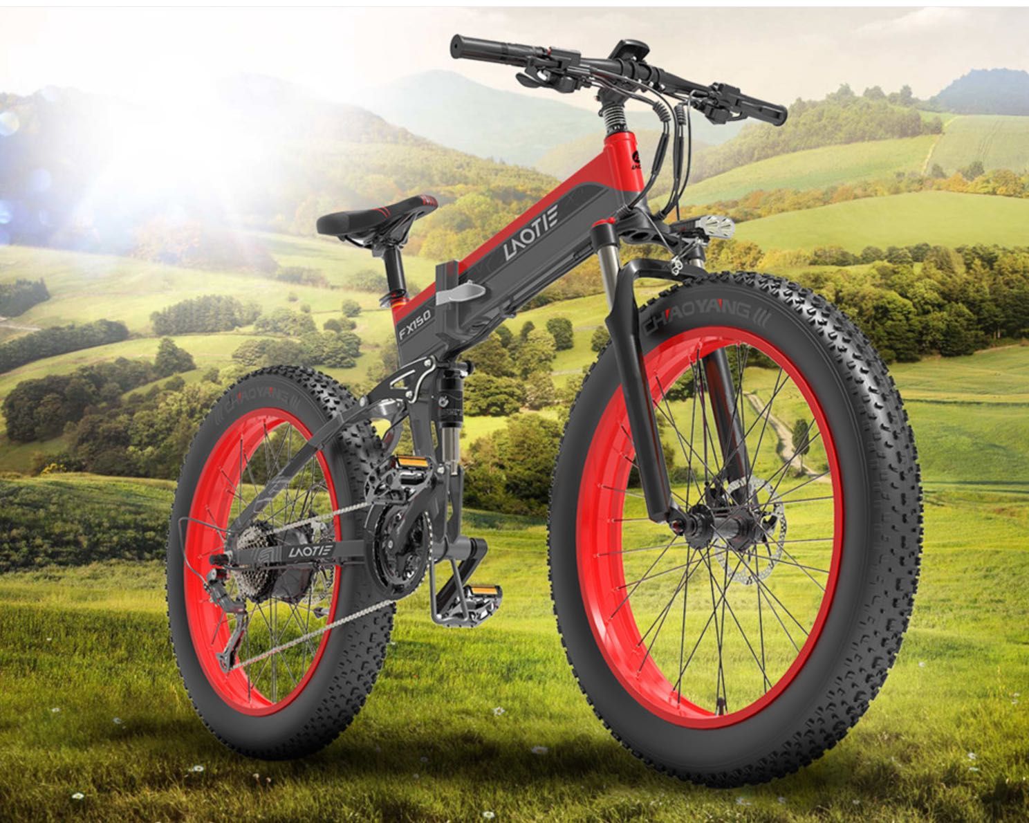 Bicicleta elétrica 1000 W (110 km) **nova**
