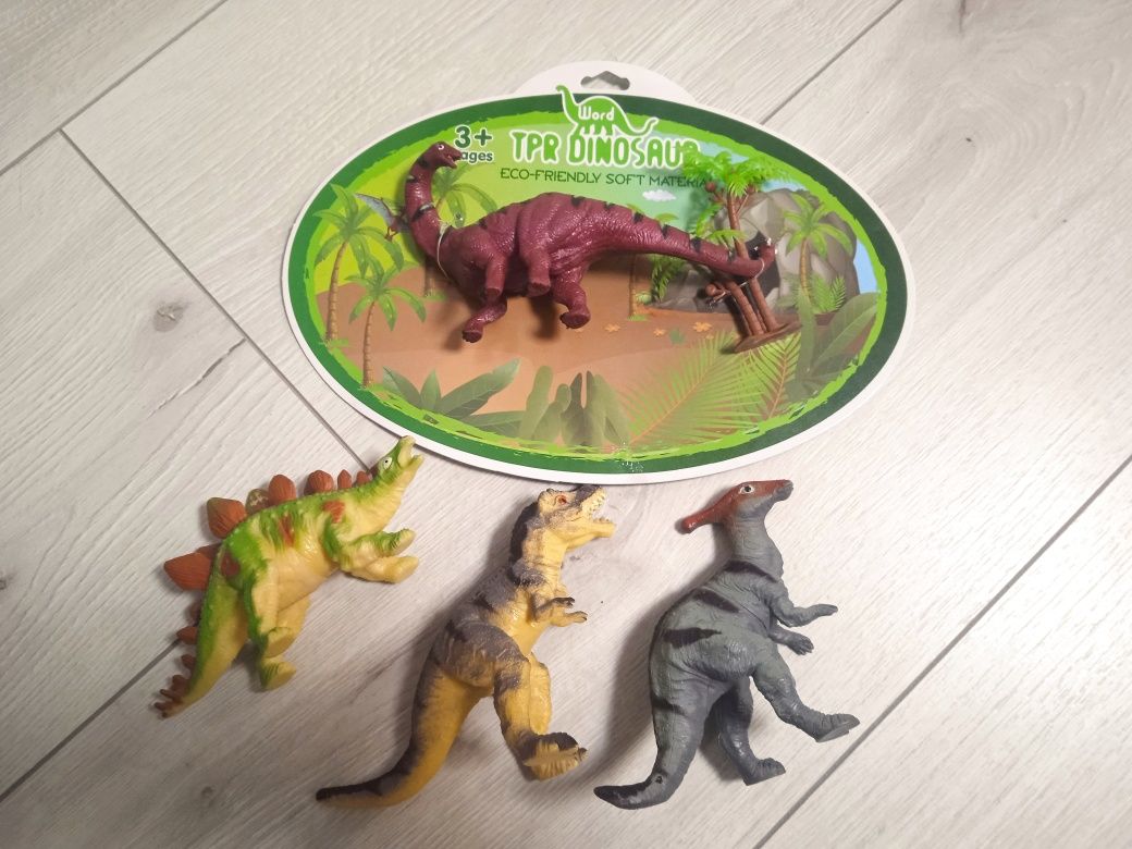 Лот динозаврів! TPR Dinosaur Eco-friendly 3+. 4 динозавра