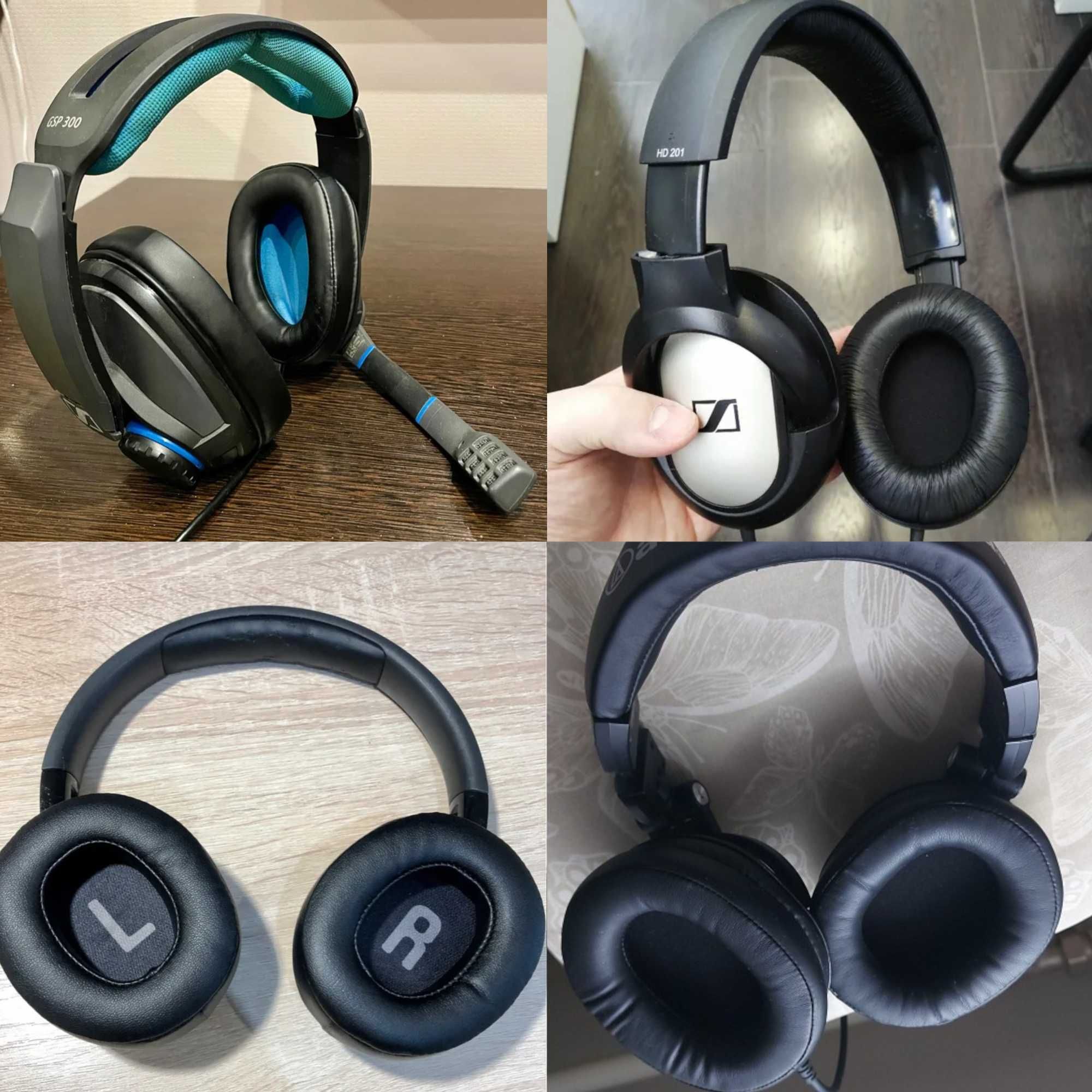 Амбушюри для навушників Sennheiser, JBL, Audio-Technica