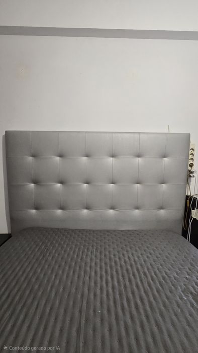 Cabeceira de Cama Prata