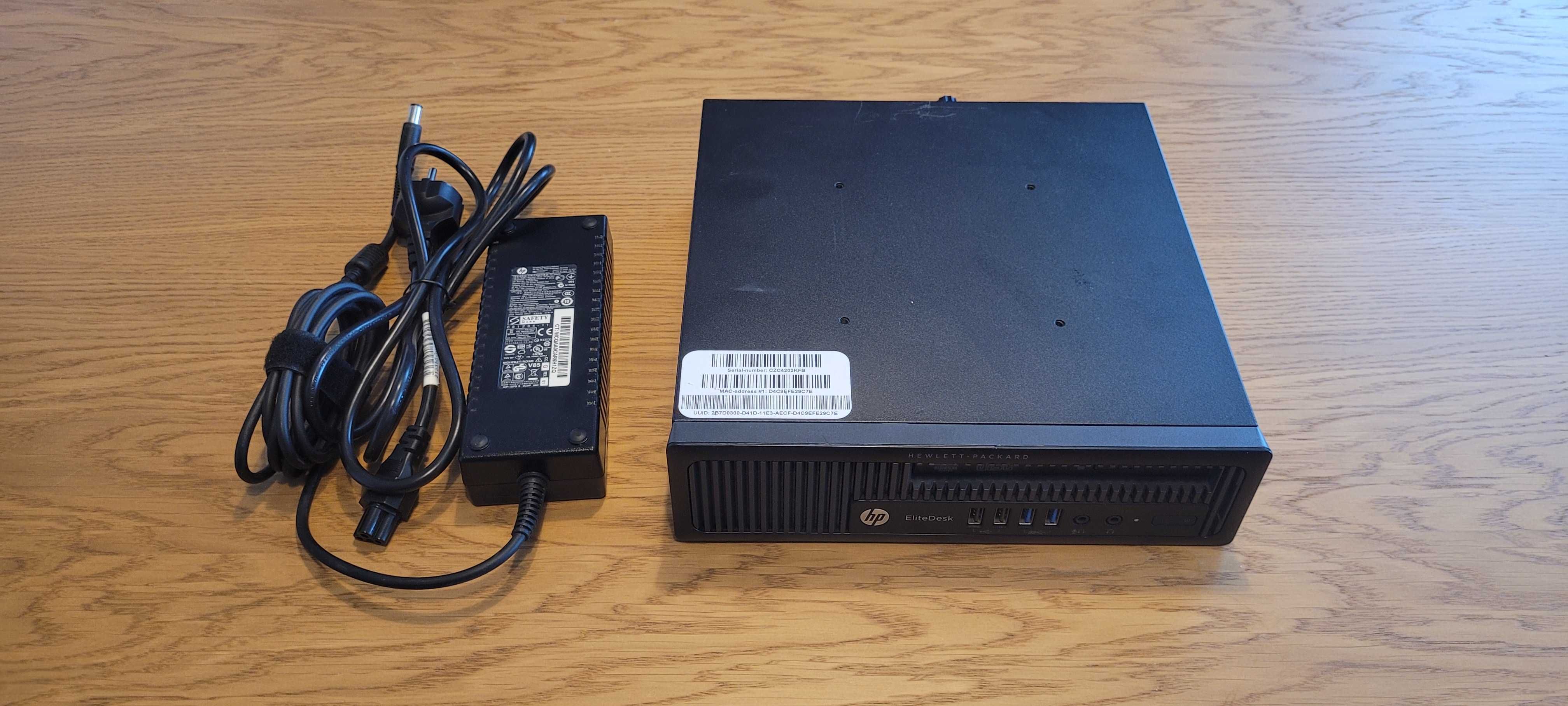 HP EliteDesk 800 G1 Ultra-slim Intel Core i5 4rdzenie 6GB RAM, 256 SSD