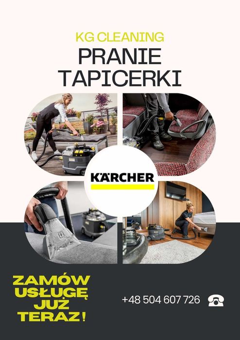 Pranie tapicerki meblowej dywanów kanapy fotel