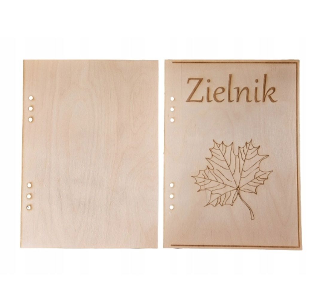 Zielnik Okładka Do Zielnika A4 Sklejka Drewno 22x30,7cm