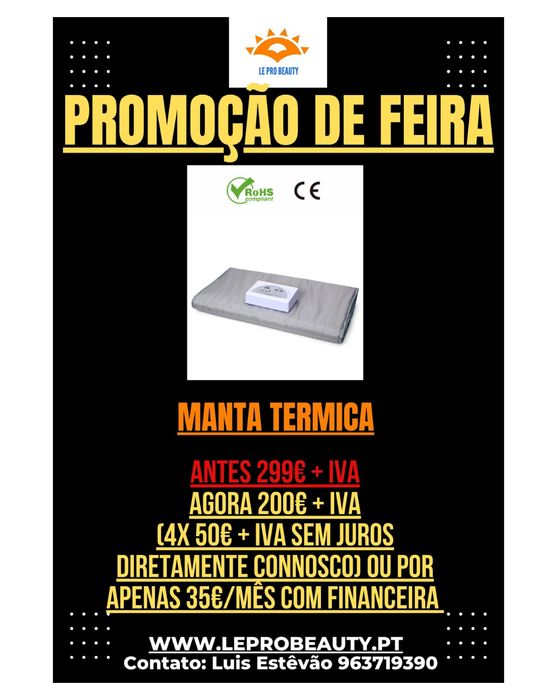 Manta térmica / sudação profissional