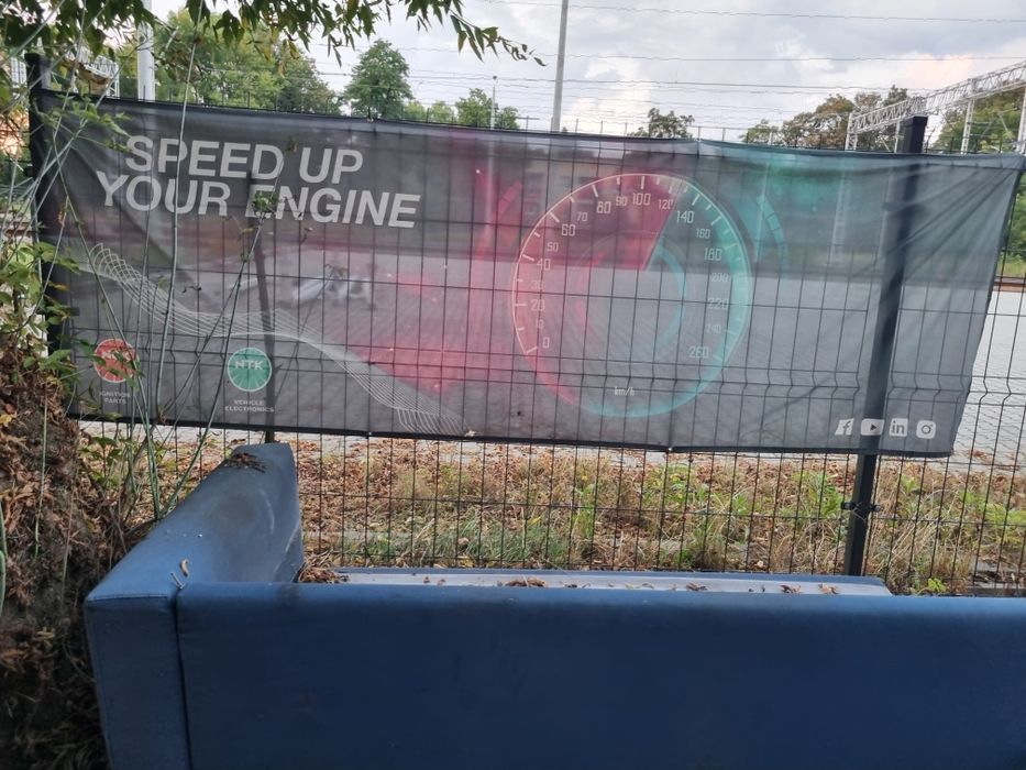 Baner Reklama Duży i Mały Mechanika Samochodowa Strzałka Kierunek 4mdł