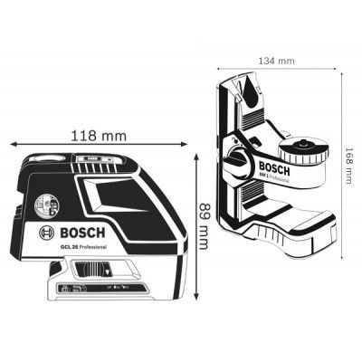 Комбинированный лазерный уровень Bosch GCL 25