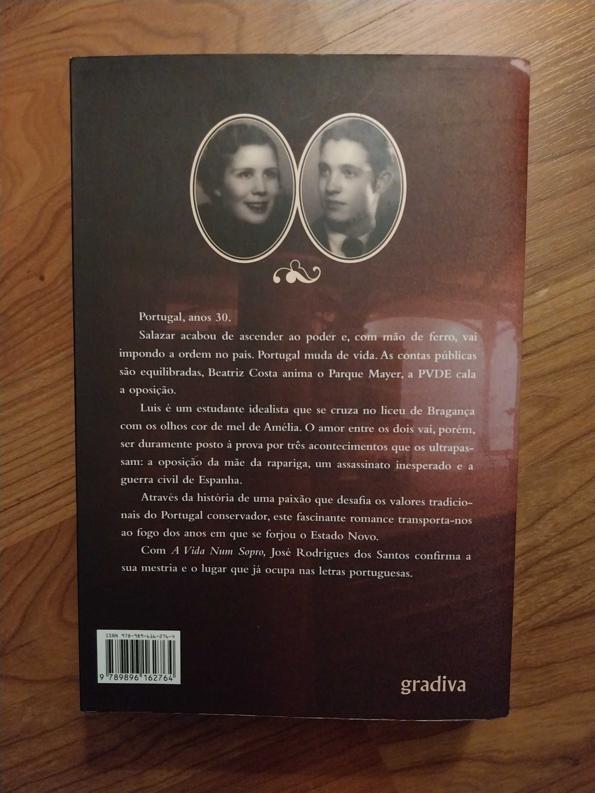 A vida num sopro - José Rodrigues dos Santos