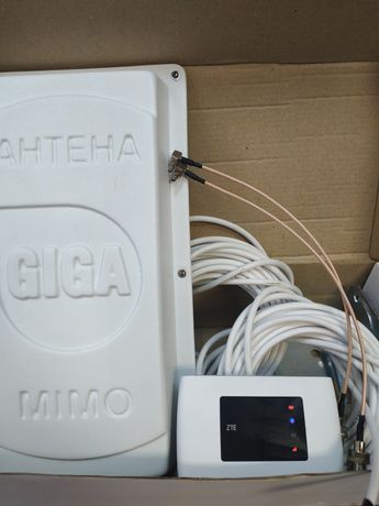 4g модем+антена GIGA с кабелем 20метров