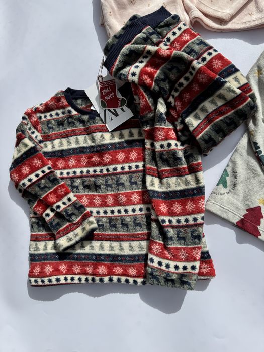 Піжама Zara H&M флісова велюрова махрова 98.116