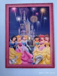 Obraz Disneya księżniczki 34*45,5cm