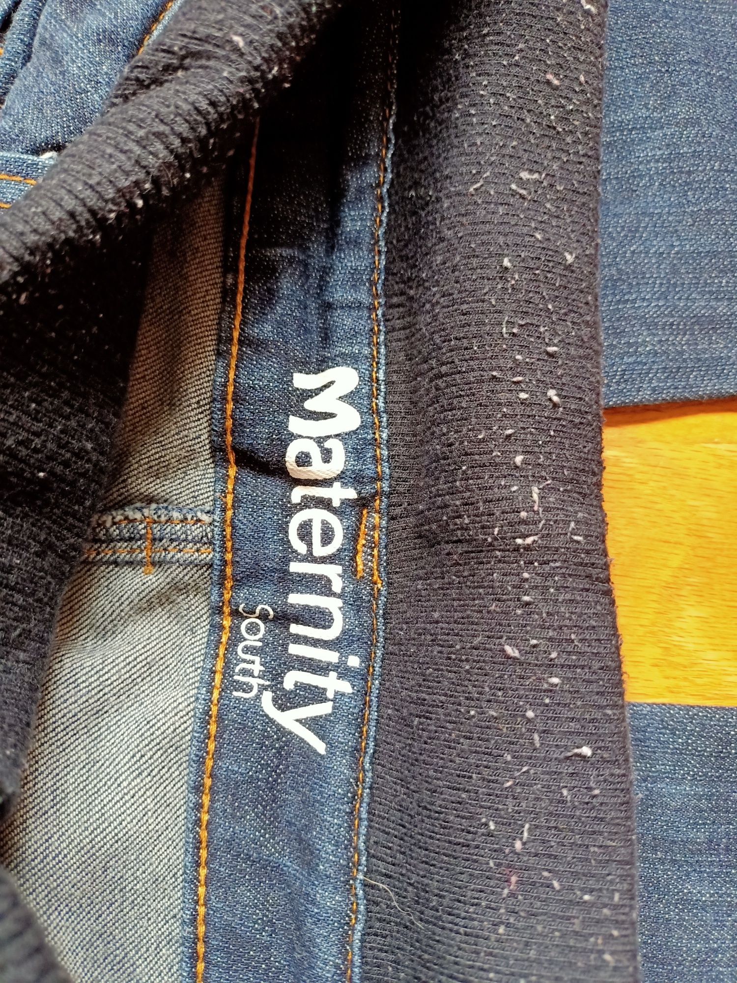 Spodnie jeansy ciążowe Maternity South (jak H&M Mama) + gratis pas