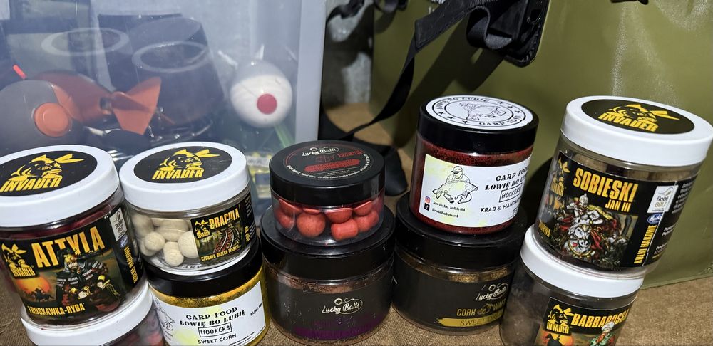 Kulki Proteinowe Hakowe i Pop Up Invader, Lucky Baits i Łowie bo Lubie