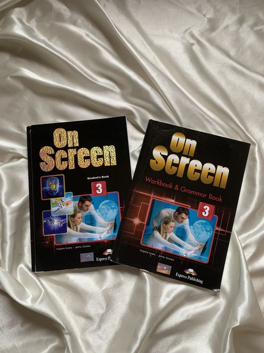 Підручники з ангдлійської On screen 1,2,3 комплект