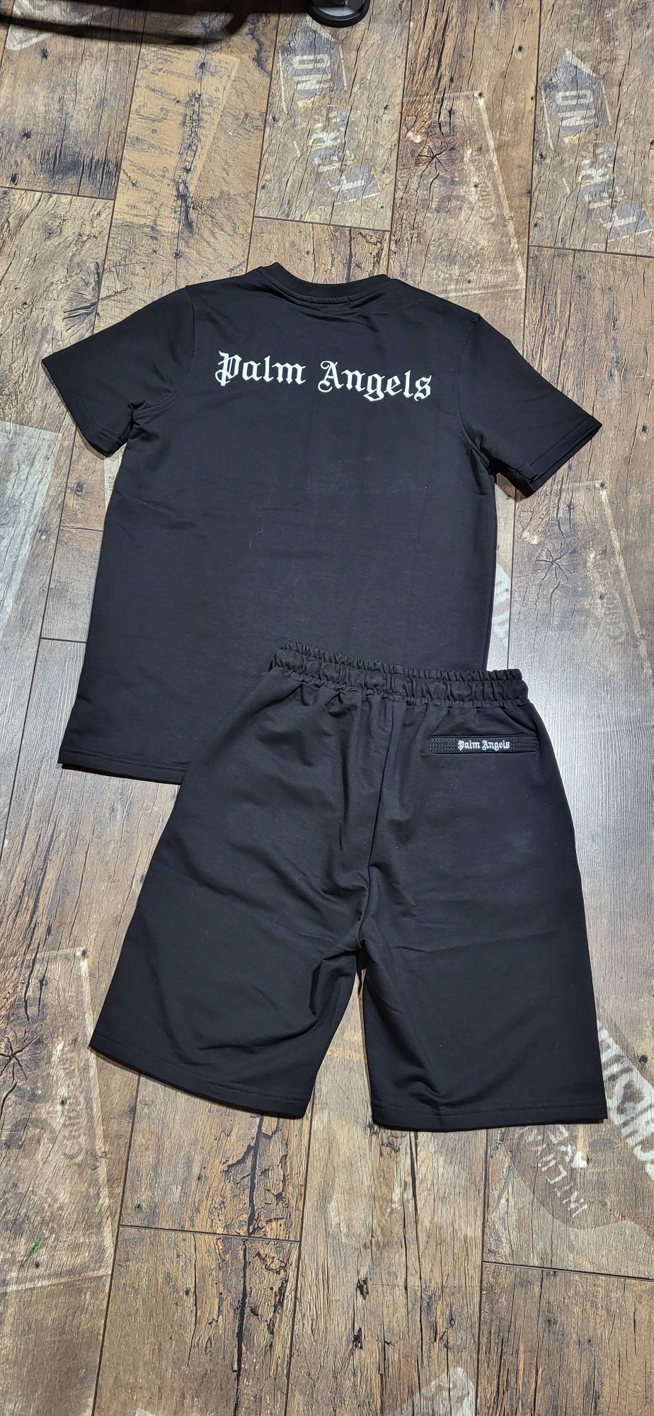 Palm Angels komplet meski młodzieżowy koszulka spodenki bawełna S