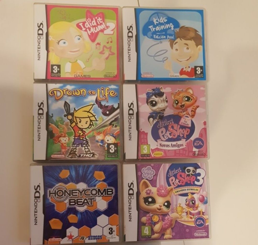 Conjunto vários Jogos para DS