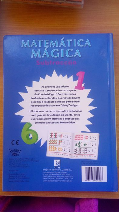 Livros de Aprendizagem Matemática Mágica