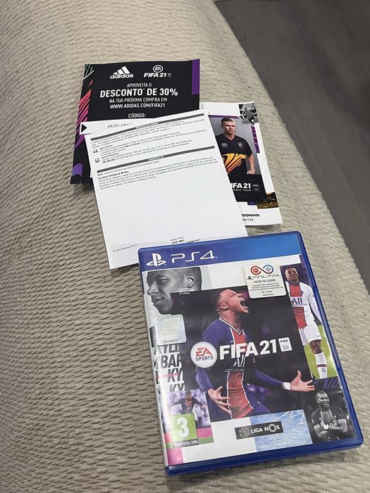 FIFA 21 PS4/PS5 NOVO / Selos oficiais + bónus Adidas