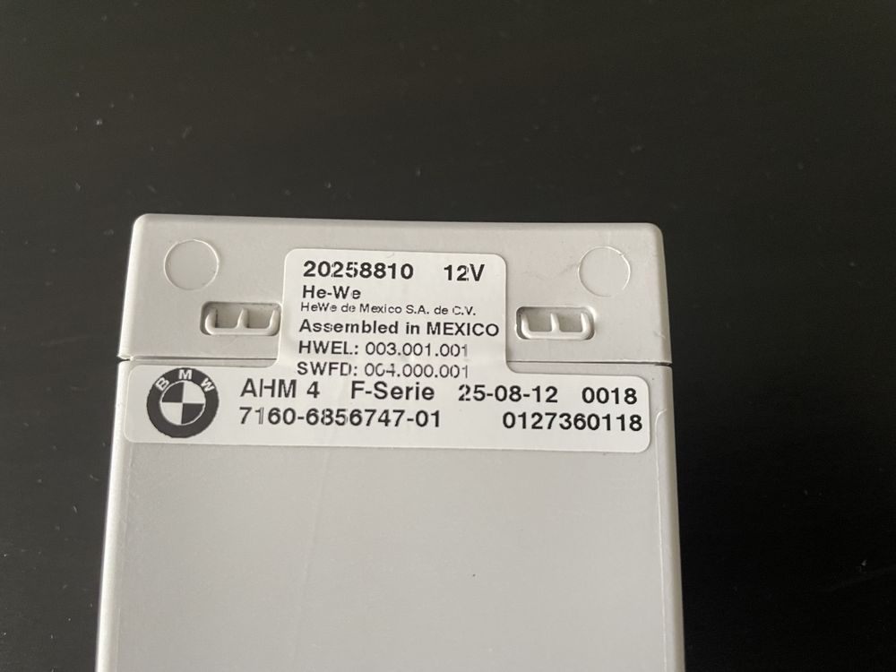 Módulo reboque Bmw F10 F31 F11 F30