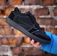 Чоловічі кросівки Nike Air Jordan 1 Retro Travis Scott Black Phantom