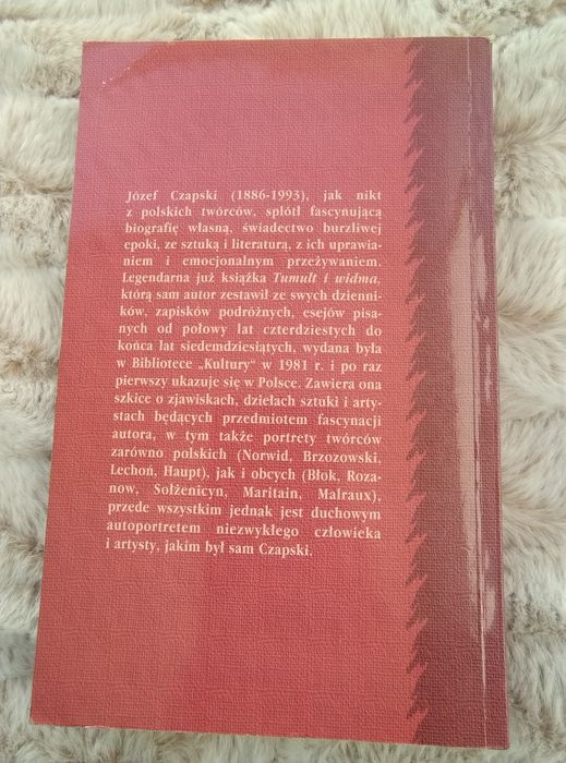 Józef Czapski Esej Tumult i widma wydawnictwo Znak