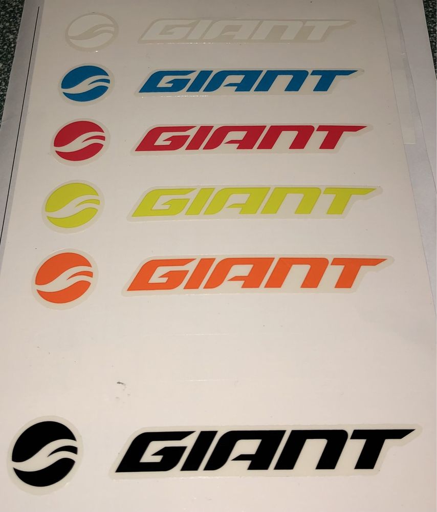 Naklejki Giant Komplet