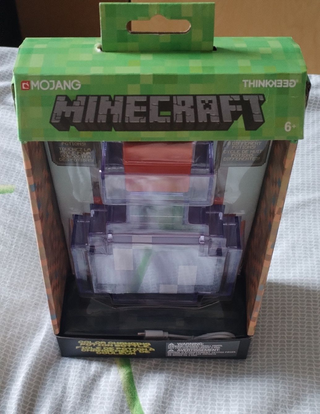 Нічник Майнкрафт Зельє Minecraft Potion Bottle лампа LED світлодіодний