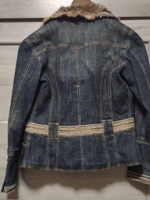 Жіноча  джинсова куртка на підкладці Angela Marani Італія